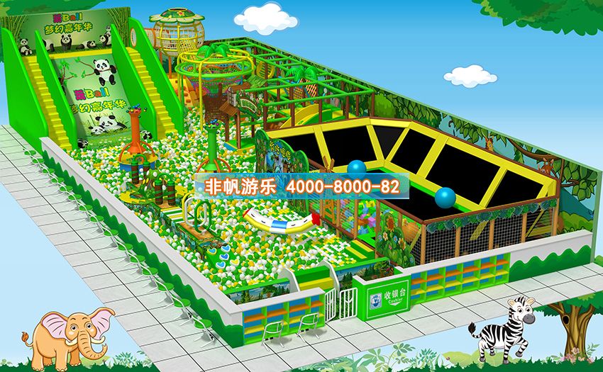 兒童淘氣堡百萬海洋球池風(fēng)格主題