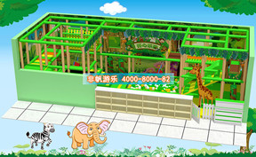 兒童淘氣堡森林動物風格[50平方]